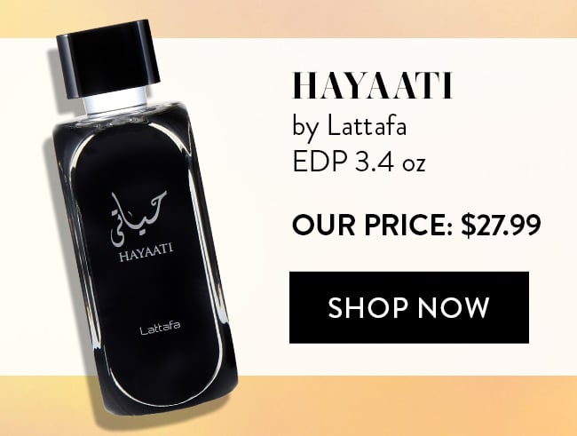 Hayaati by Lattafa. EDP 3.4 oz. Our Price: $27.99. Shop Now