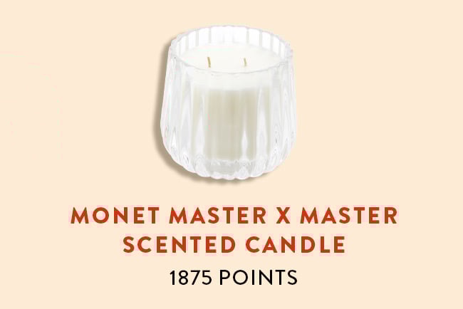 Monet Master x Master Scented Candle - 1875 Points