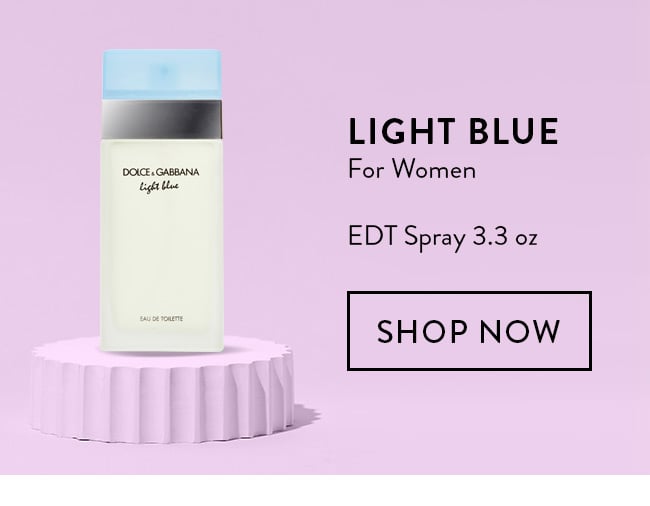Light Blue For Women. EDT Spray 3.3 oz. Shop Now