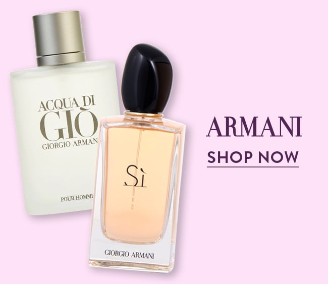 Armani. Shop Now