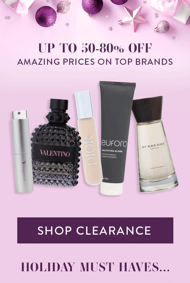 Up To 50%-80% Off Amazing Prices On Top Brands. Shop Clearance. Holiday Must Haves...