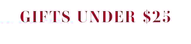 Gifts Under $25