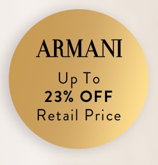 Armani Up to 23% Off Retail Price