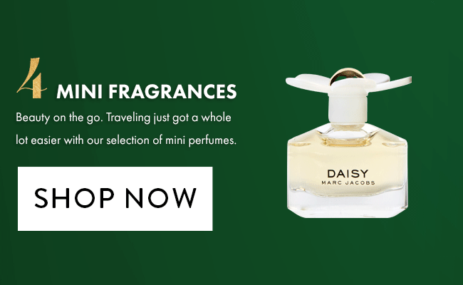 4. Mini Fragrances - Beauty on the go. Traveling just got a whole  lot easier with our selection of mini perfumes. - Shop Now