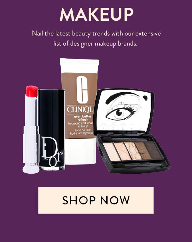 Makeup - Nail the latest beauty trends with our extensive  list of designer makeup brands. Shop Now