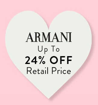 Armani up to 24% Off Retail Price