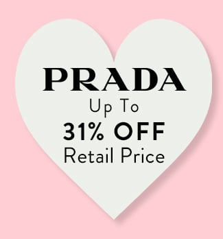 Prada up to 31% Off Retail Price