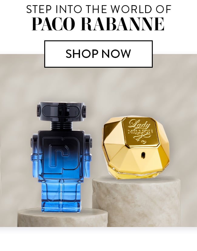 Step into the world of Paco Rabanne. Shop Now