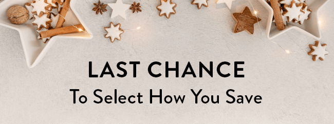 Last Chance To Select How To Save