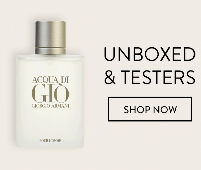 Unboxed & Testers. Shop Now