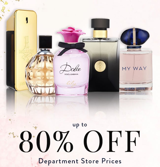 Up To 80% Off Department Store Prices