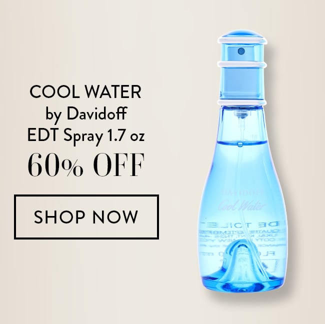 Cool Water by Davidoff EDT Spray 1.7oz - 60% Off. Shop Now