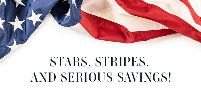 Stars, Stripes, And Serious Savings!