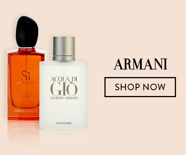 Armani. Shop Now