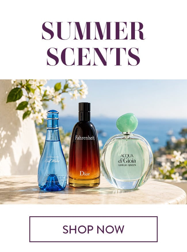 Summer Scents. Shop Now