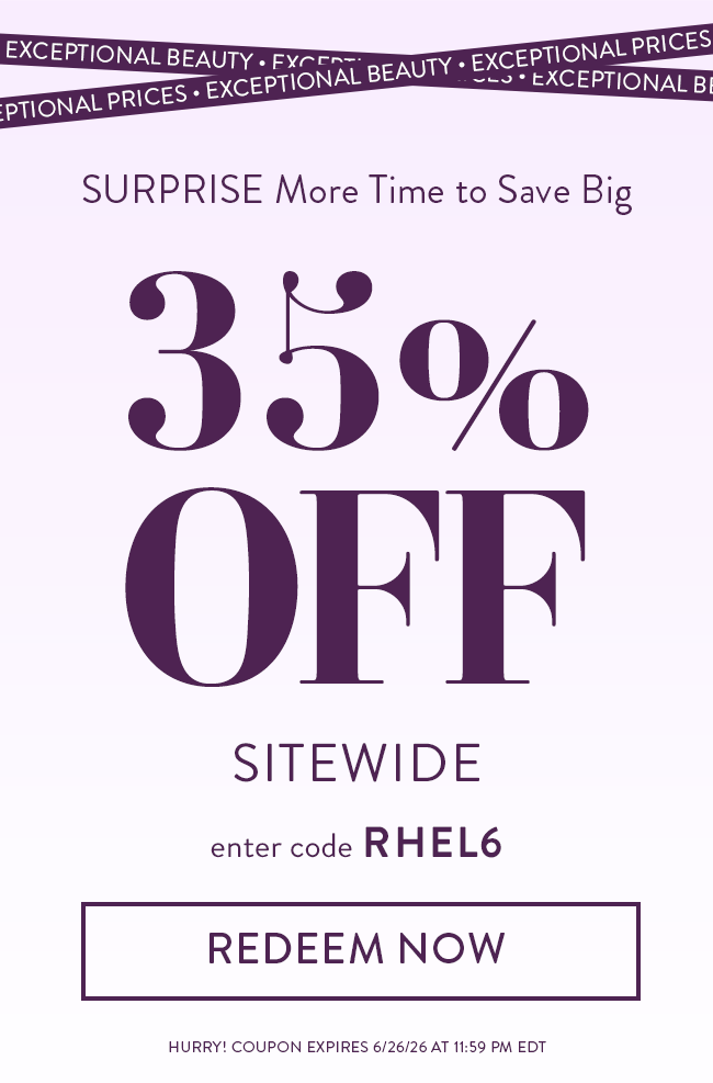 Surprise More Time to Save Big. 35% Off Sitewide. Enter Code RHEL6. Redeem Now. Hurry! Coupon Expires 6/26/26 At 11:59 PM EDT