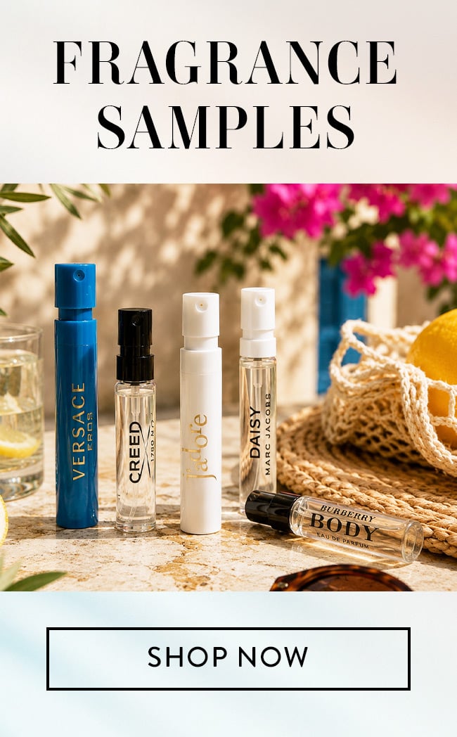 Fragrance Samples. Shop Now
