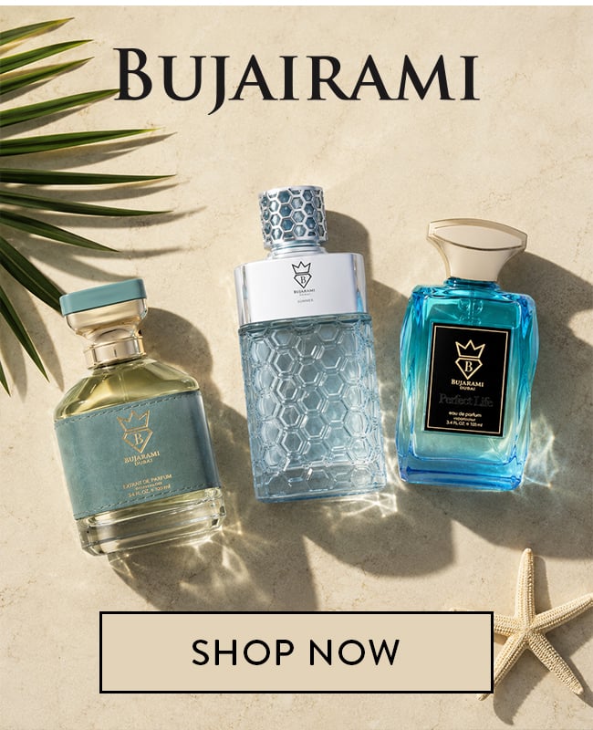 Bujairami. Shop Now.