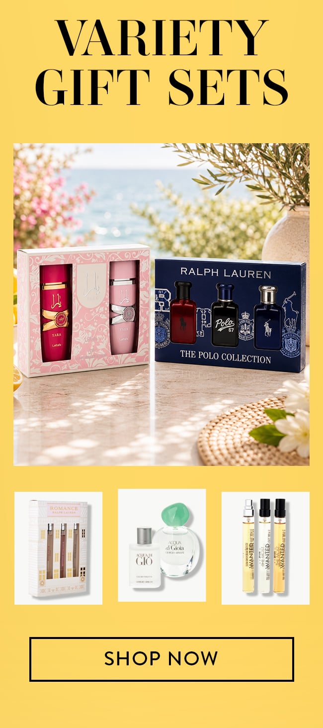 Variety Gift Sets. Shop Now.