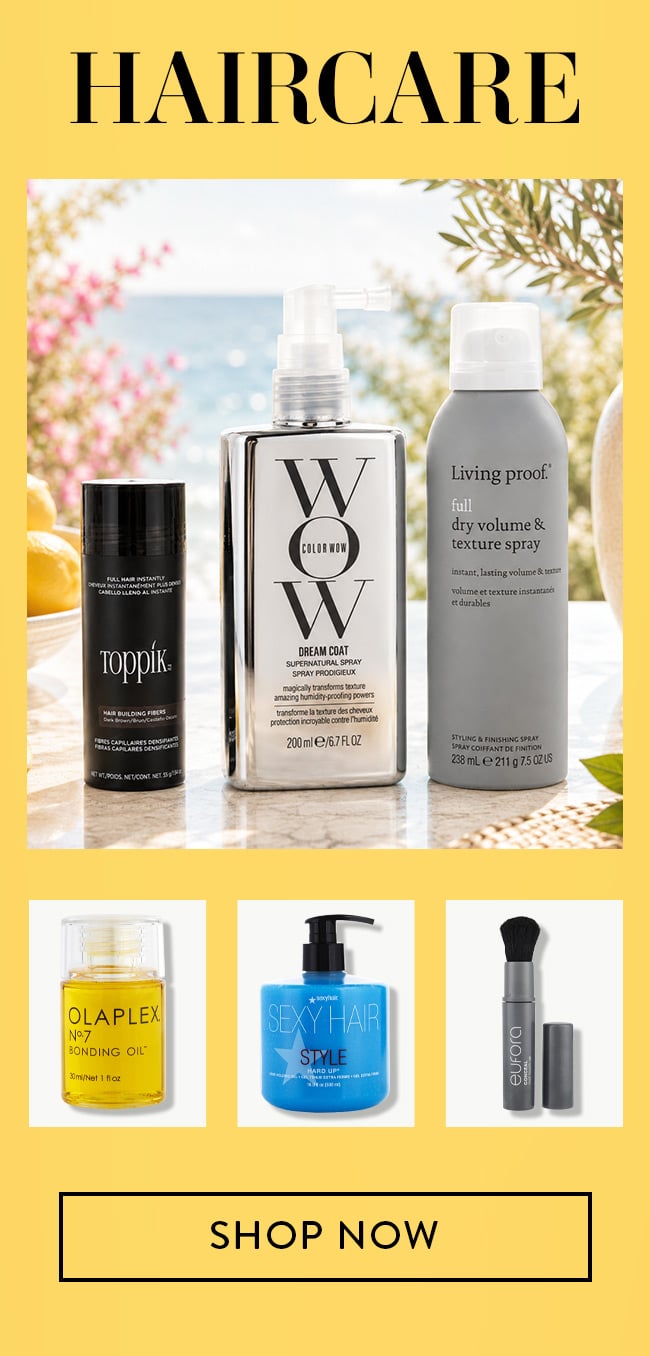 Haircare. Shop Now