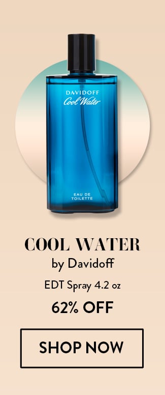 Cool Water by Davidoff. EDT Spray 4.2 oz. 62% Off. Shop Now.