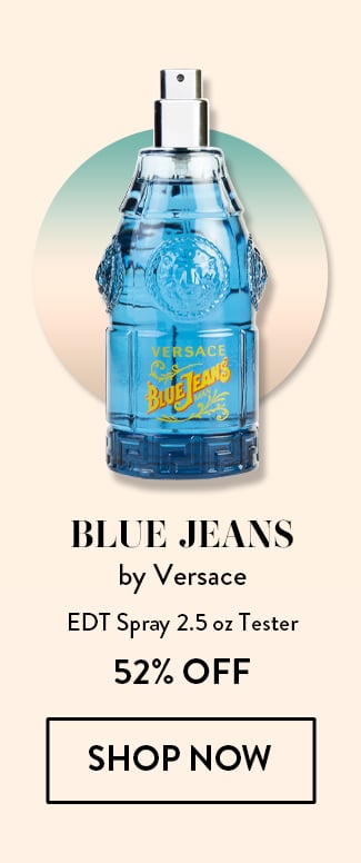 Blue Jeans by Versace. EDT Spray 2.5 oz Tester. 52% Off. Shop Now.