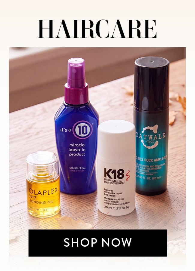 Haircare. Shop Now