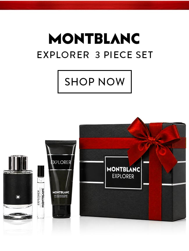 Montblanc Explorer 3 Piece Set. Shop Now