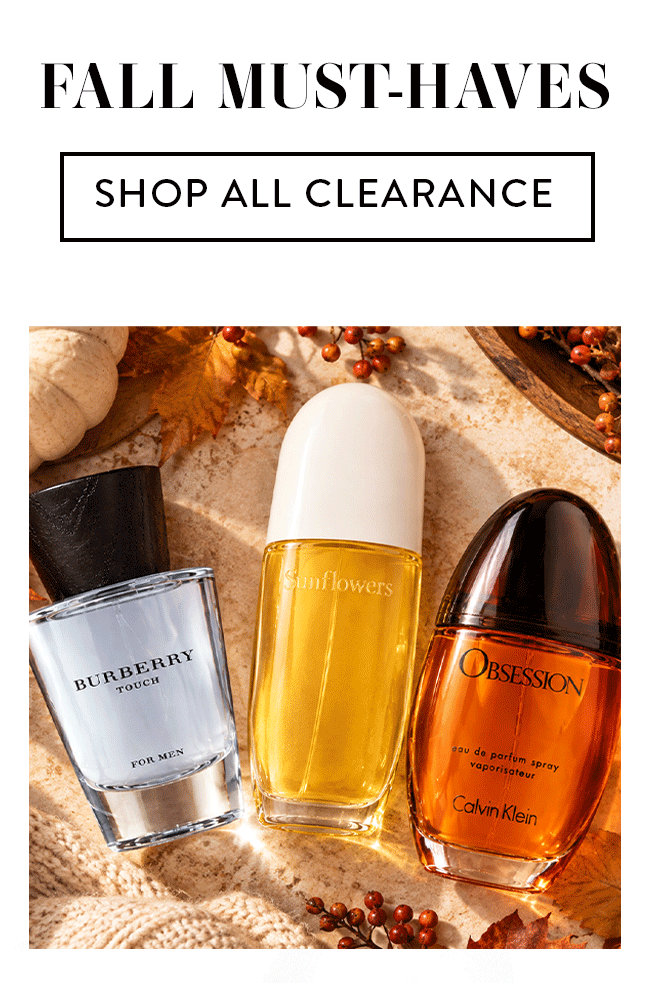 Fall Must-Haves. Shop All Clearance