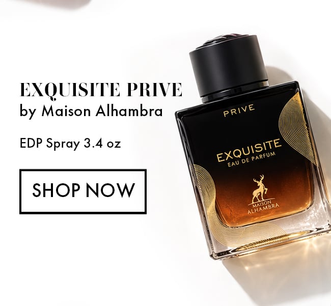 Exquisite Prive by Maison Alhambra. EDP Spray 3.4 oz. Shop Now