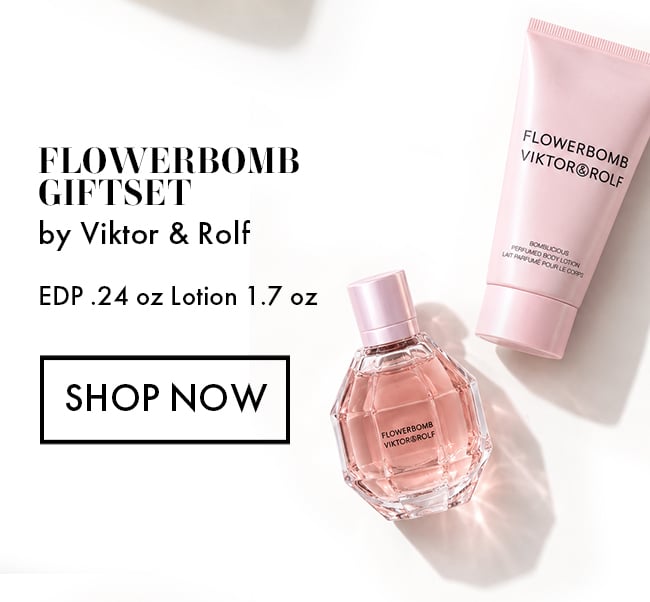 Flowerbomb Giftset by Viktor & Rolf. EDP Spray .24 oz Lotion 1.7 oz. Shop Now