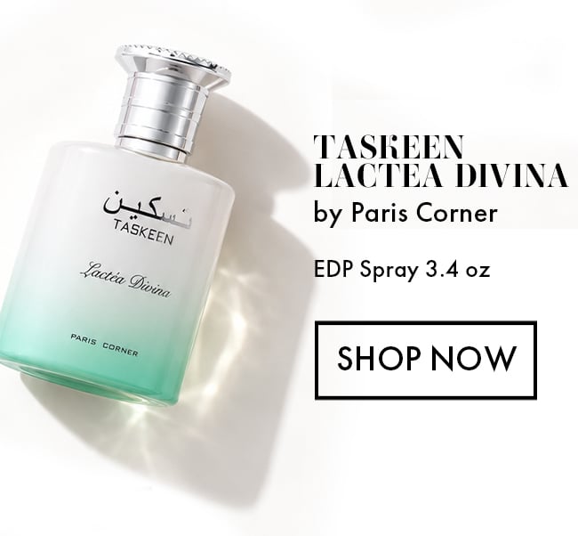 Taskeen Lactea Divina by Paris Corner. EDP Spray 3.4 oz. Shop Now