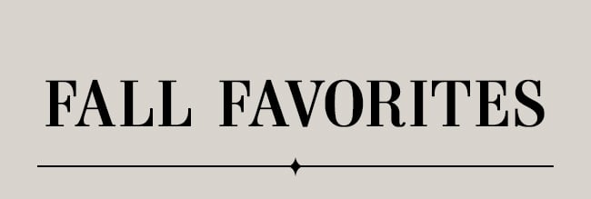 Fall Favorites