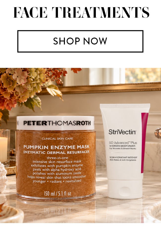 Face Treatments. Shop Now