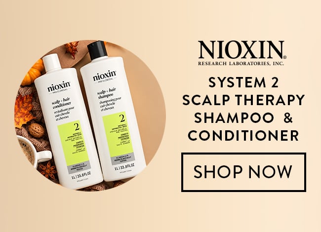 Nioxin Research Laboratories Inc. System 2 Scalp Therapy Shampoo & Conditioner. Shop Now