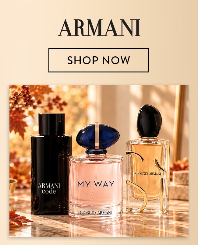Armani. Shop Now