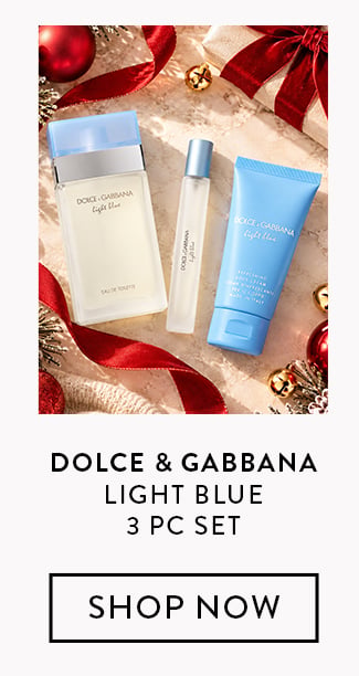 Dolce & Gabbana Light Blue 3 PC Set. Shop Now