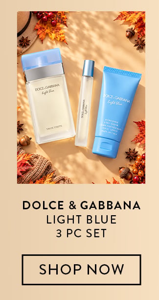 Dolce & Gabbana Light Blue 3 PC Set. Shop Now