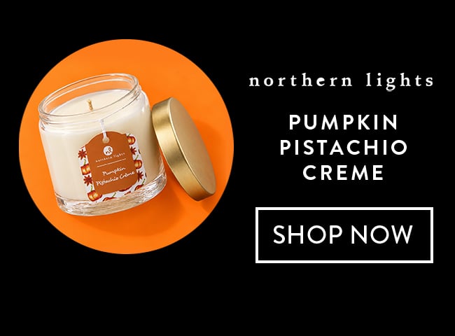 Northern Lights Pumpkin Pistachio Creme. Shop Now