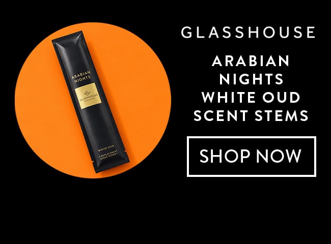 Glasshouse Arabian Nights White Oud Scent Stems. Shop Now