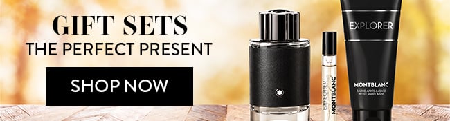 Gift Sets. The Perfect Present. Shop Now
