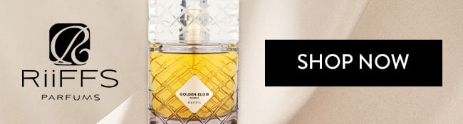 Riiffs Parfums Golden Elixir Reserve. Shop Now