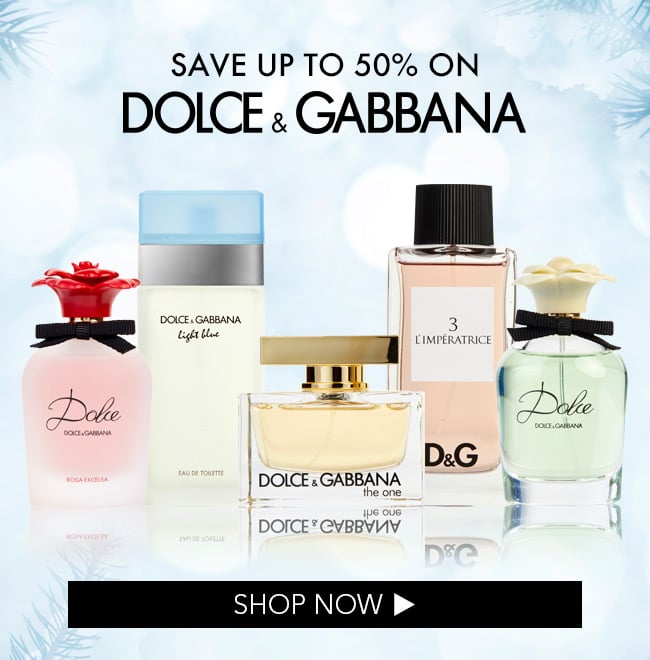           WOW! Up to 50%  OFF or MORE on Dolce & Gabbana    Shop Now
