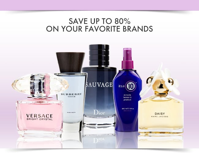 Save up to 80% On your favorite brands