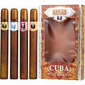 Cuba Variety 4 Piece Variety With Cuba Gold, Blue, Red & Orange & All Are Eau De Toilette Spray 35 ml for men