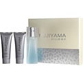Fujiyama Eau De Toilette Spray 3.3 oz & Aftershave Balm 3.3 oz & Shower Gel 3.3 oz for men