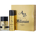 Ab Spirit Millionaire Eau De Toilette Spray 3.4 oz & Deodorant Spray 6.6 oz for men