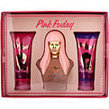 Nicki Minaj Pink Friday Eau De Parfum Spray 3.4 oz & Body Lotion 3.4 oz & Shower Gel 3.4 oz for women