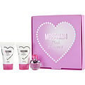 Moschino Pink Bouquet Eau De Toilette 0.17 oz Mini & Body Lotion 0.8 oz & Shower Gel 0.8 oz for women