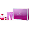 Kim Kardashian Glam Eau De Parfum Spray 3.4 oz & Shimmering Body Lotion 3.4 oz & Creamy Body Wash 3.4 oz & Eau De Parfum 0.25 oz Mini for women